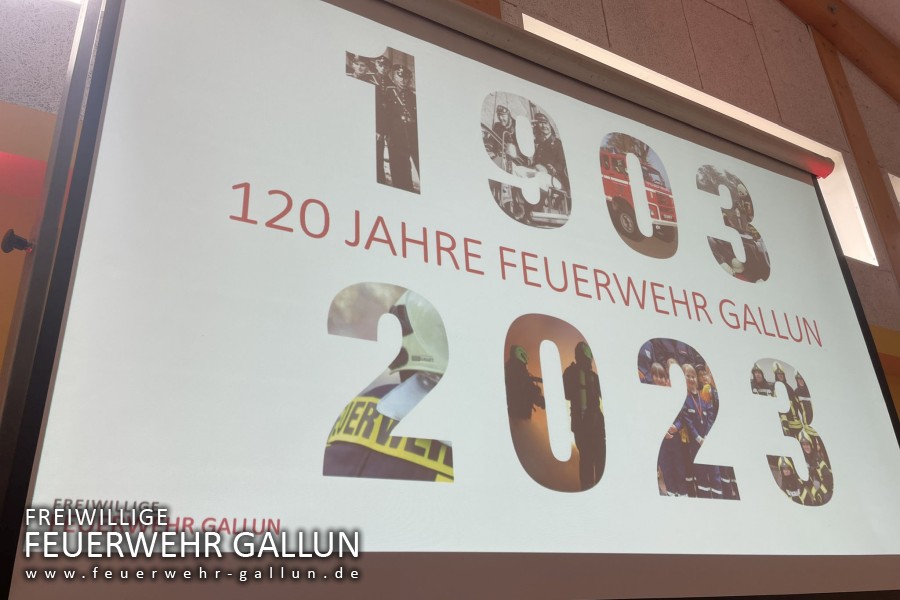 120 Jahre Feuerwehr Gallun - Geburtstagsbrunch